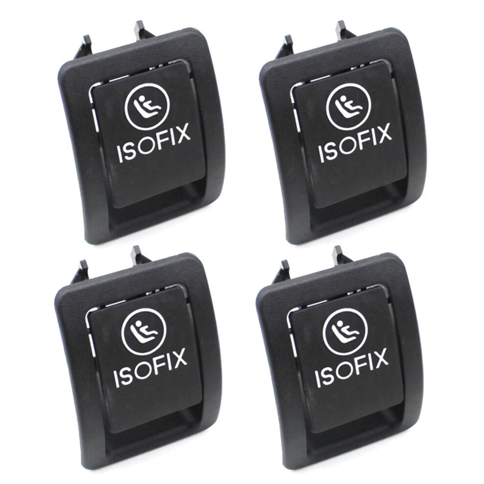 4X 2059200513 Car Seat Isofix Switch Cover For W205 C300 C350 C200 C180 2015-2016 Black 4852767806366
