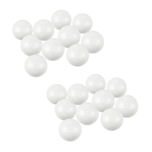 20 x Modelling Craft Polystyrene Foam Ball Sphere 6cm---White
