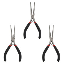3er-Pack flache, lange Spitzzange, 15 cm, für Schmuckherstellung