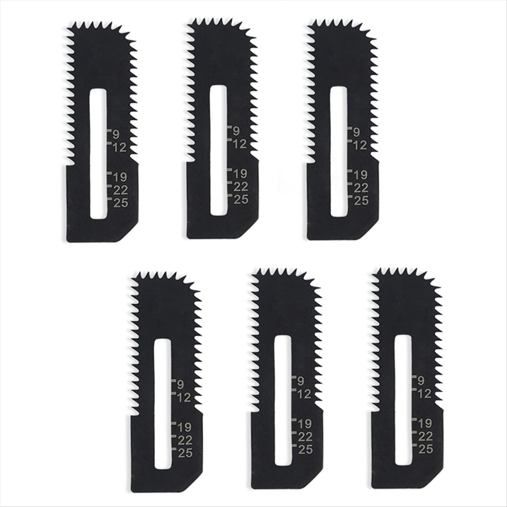 6-Pack Drywall Cut-Out Saw Blades For Cordless Cut-Out Saw, Cuts Drywall Up To 1-3/16Inch Thick (Depth Markings) 4852767885767