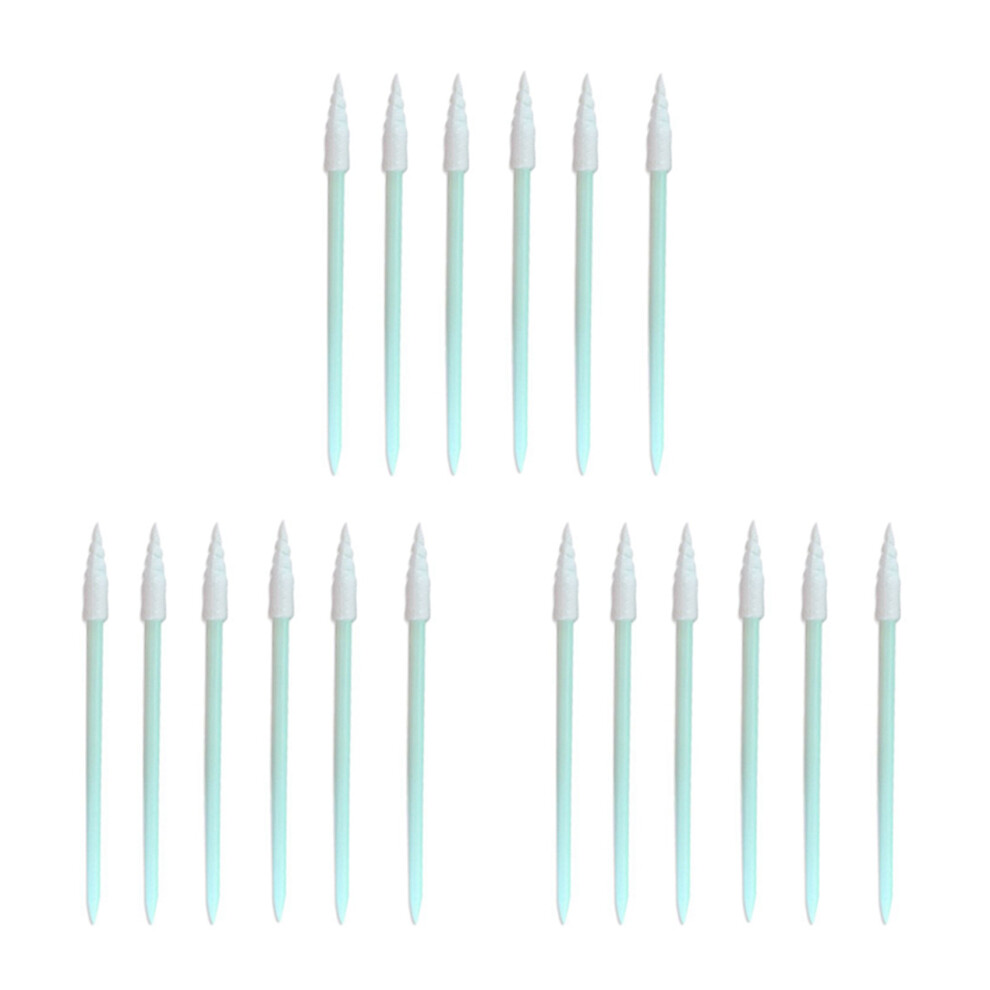 300Pcs Spiral Pointed Tipped Foam Cleaning Swab Lint Free Sponge Sticks Cotton Swabs Double Head Cotton