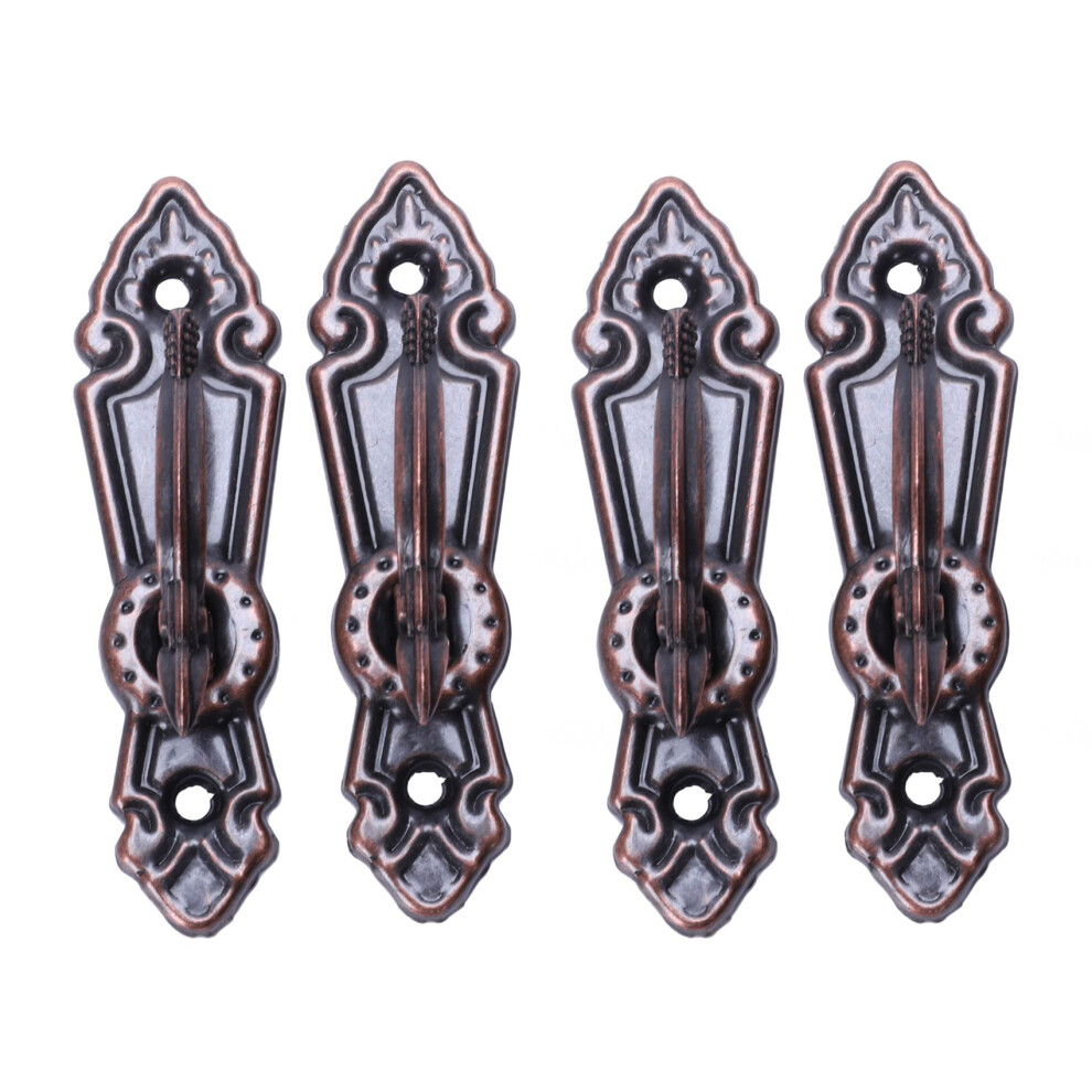 Metal Curtain Tassel Tie Back Tieback Mini Wall Hooks 6Pcs Red Bronze 4852767800173