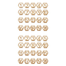 2X 1-20 Numbers Wood Signs Wedding Hexagon Table Number Wooden Table Numbers Rustic Wedding Engagement Seat Numbers Sign