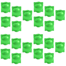 20 Pieces of Plant Propagation and Rooting Ball Device-Reusable Plant Propagation Grafting Box (S, Green)