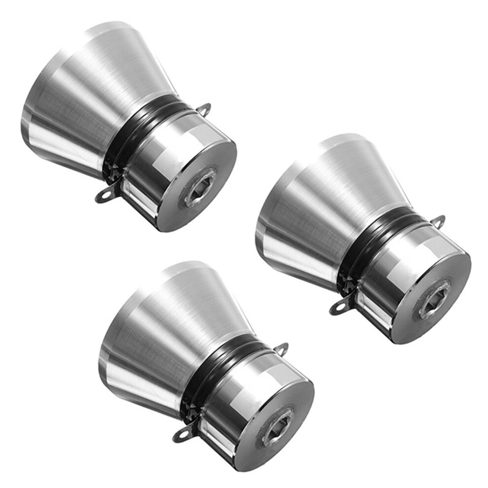 3X 100W 28Khz Ultrasonic Piezoelectric Transducer Cleaner Silvery Acoustic Components 4852767821345