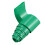 2x Θερμοσυστελλόμενοι σωλήνες PVC 2M 50mm σκούρου πράσινου χρώματος για 2 μπαταρίες 18650 3