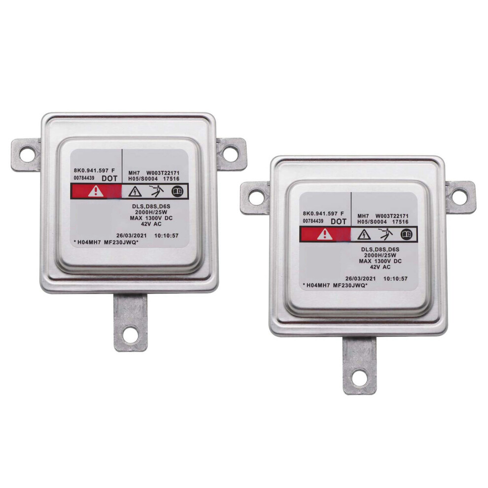2X Car D8s Xenon Headlight Ballast Control Unit 8K0941597f For - A1 For 4852767848854