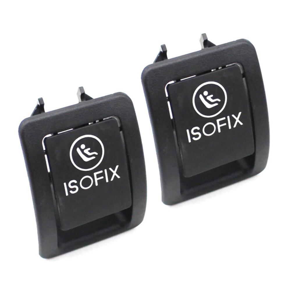 2X 2059200513 Car Seat Isofix Switch Cover For W205 C300 C350 C200 C180 2015-2016 Black 4852767851076