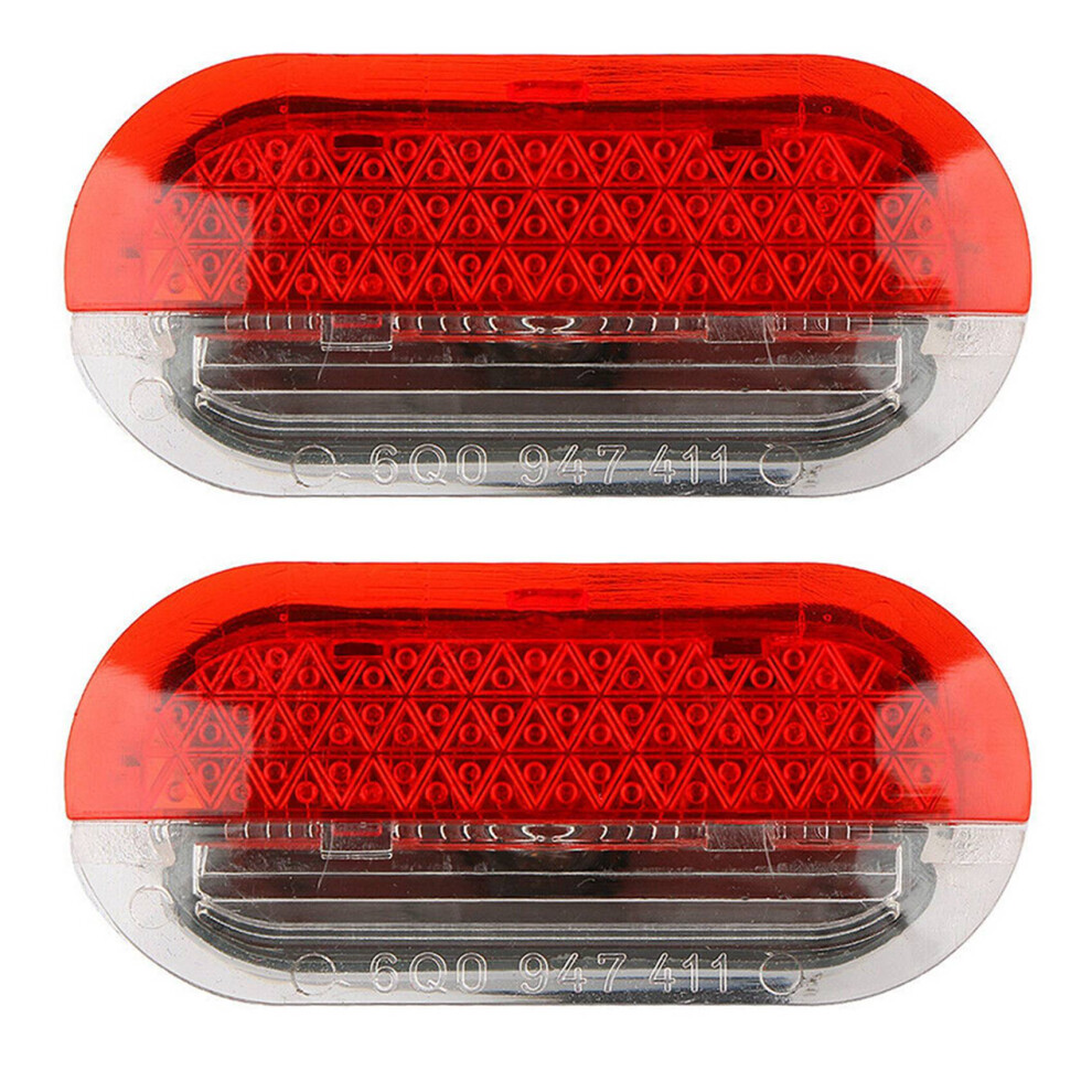 2X Led Car Interior Door Courtesy Warning Lamp Quality For Golf Mk4 1999-2004 1J0947411b Light 4852767838022
