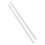 3mmx250mm Round Shape Solid Acrylic Rod Pmma Extruded Bar Clear 4Pcs 2