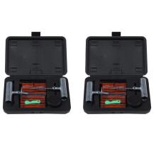 3X Car Tire Repair Kit Car Van Motorcycle Bike Tire Repair Tools Emergency Heavy Duty Tubeless Tire Puncture Repair Kit