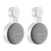 2Pcs Suitable for Audio for Mini Wall Bracket Second Generation Socket Hanging Hanger Bracket-White