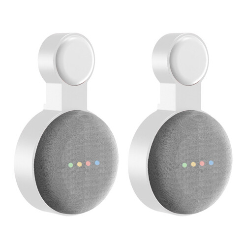 2Pcs Suitable for Audio for Mini Wall Bracket Second Generation Socket Hanging Hanger Bracket-White