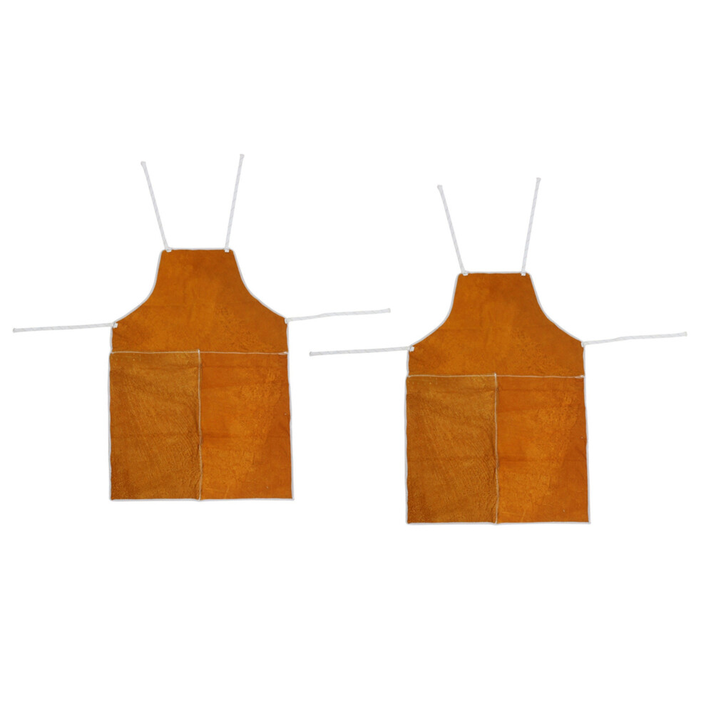 2X Cowhide Welding Welders Aprons Work Safety Workwear Glaziers Blacksmith New 4852767855593