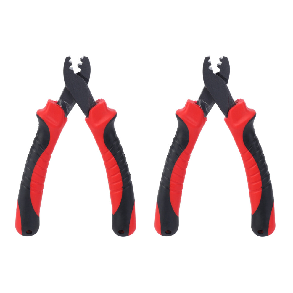 2X Fishing Crimping Pliers For Fishing Line Sleeves Fishing Cutter Scissors Fishing Tackle 4852767859706