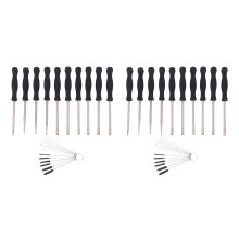 20 Pcs Tune Up Carburetor Adjusting Screwdriver Tool Kit with Cleaning Needles Brushes for