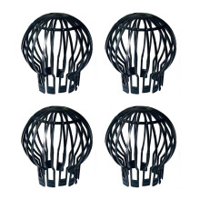 Downpipe Filter Plastic Roof Gutter Balloon Guard Filters for Most Household Downpipes Garden Protective Cover 4Pcs