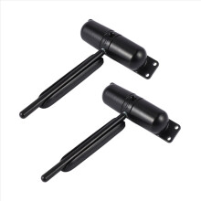 2 Set 20-70Kgs Black Adjustable Mounted Spring Door Closer Automatic Door Closer Fire Rated