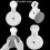 2Pcs Suitable for Audio for Mini Wall Bracket Second Generation Socket Hanging Hanger Bracket-White 6