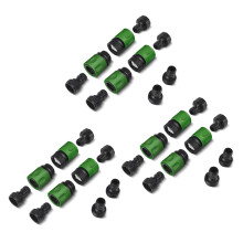 Garden Quick Connect Release Water Hose Fittings Plastic Connectors, Male & Female 3/4 Inch GHT 30Pcs