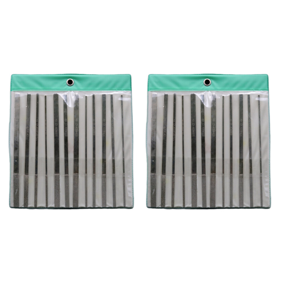 Needle File For 24 Pieces Of 180Mm Taper Diamond File -400 Die Sinker 4852767866919