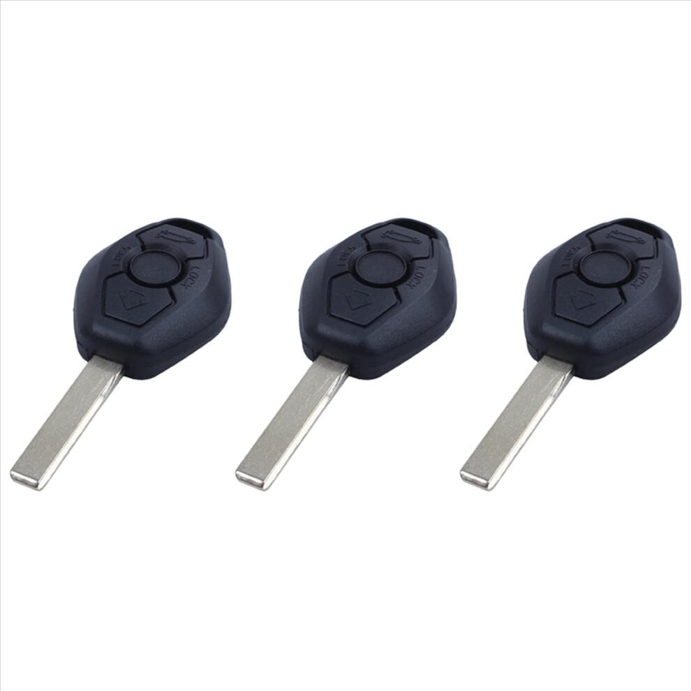 3X Remote Key Shell 3 Button 315MHz for E81 E46 E39 E63 E38 E83 E53 E36 E85