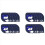 20Pcs Label Maker Refills for Refills 12mm x 4M White Plastic Label Tape for Plus Label Maker 1