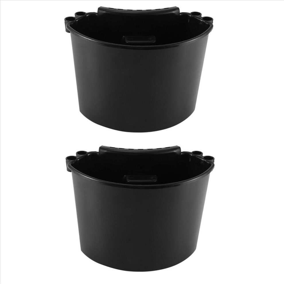 2X Car Wash Bucket Organizer For Storage Car Detailing Tools Car Wash Accessories Black 4852767870411