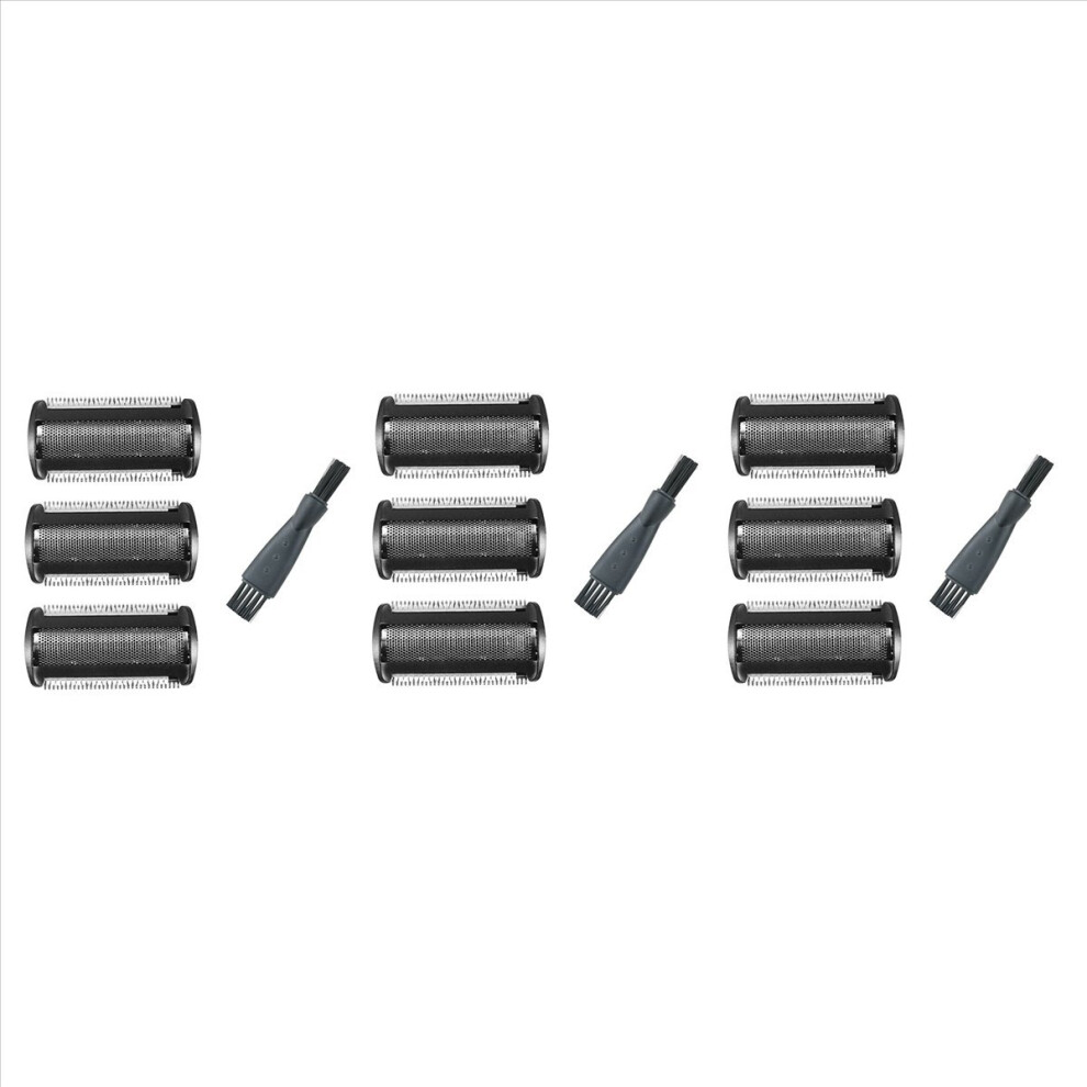 9 Pack Shaver Head Replacement Trimmer for Bodygroom 2024 - 2040 S11 YSS2 YSS3 Series with Brush