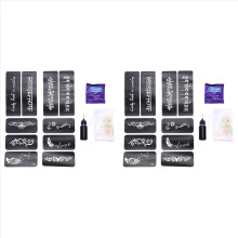 2X Temporary Tattoo Ink Natural Long Lasting Organic Jagua Fruit Gel/Ink No Chemicals No Alcohol 10Ml Y18