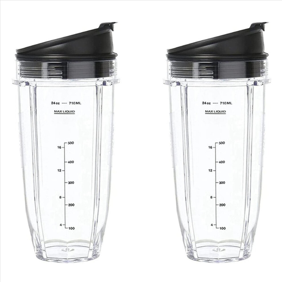 2X Blender Cup Replacement for Blender Cup, Blender Replacement Parts, Blender Parts (24 Oz/710 Ml)
