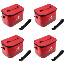 4X Outdoor Kit Sports Camping Bag Emergency Survival Package Red Nylon Striking Symbol Crossbody Bag