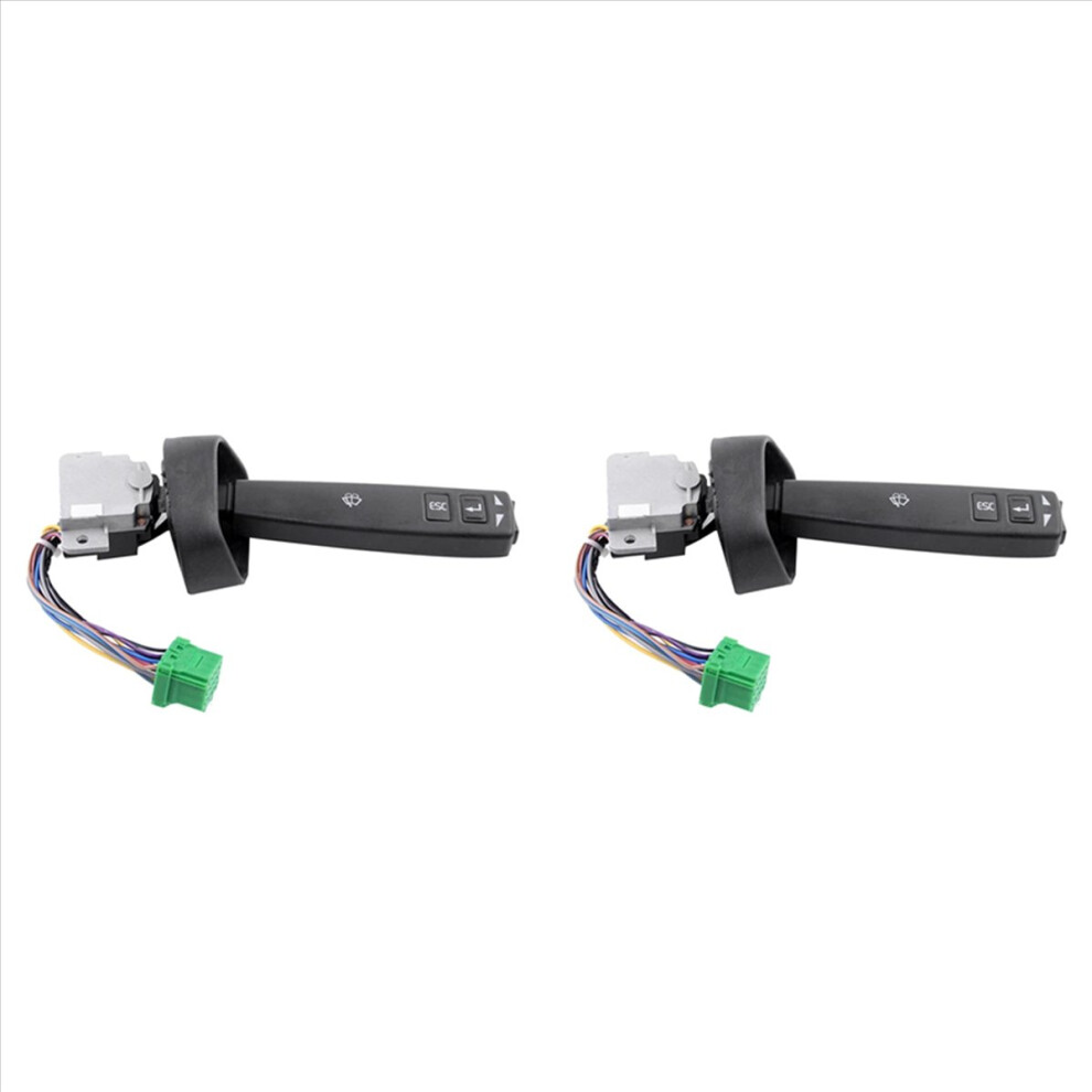 2X For Fm12 Fh12 Truck Turn Signal Combination Switch Steering Wiper Switch 20424046 20700930 20553738 20553740 Black 4852767871753