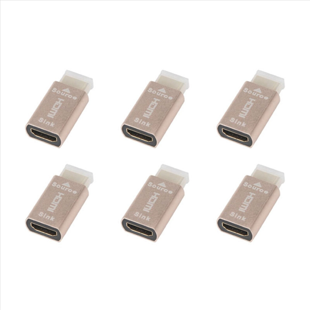 6X Lock Screen Signal Holder Kvm Hdmi2.0 Virtual Adapter Edid Ddc Dummy Plug For Display 4852767872439
