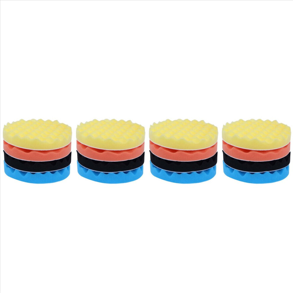 16Pcs 7Inch/180Mm Sponge Polishing Buffer Pad Kit Tool For Car Polisher 4852767872729