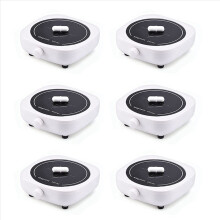 6X Magnetic Stirrer Mini Lab Stir Mixer Portable Stirrer Plate with Stir Bar 2L 4000RPM for Laboratory EU Plug