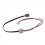 2Pcs Technic Power Function 8870 LED Light Link Line Cable for Train Vehicle Building Block Power Group 3
