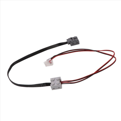 2Pcs Technic Power Function 8870 LED Light Link Line Cable for Train Vehicle Building Block Power Group 2