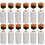 12 Sets 12MM Billard-Pool-Queue-Spitzen Messingschrauben-Ersatzspitzen mit Queue-Ferrule für Snooker-Pool-Queues 1