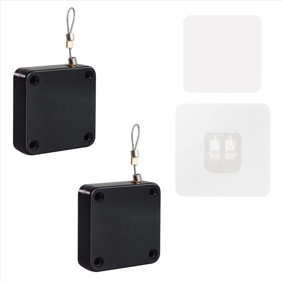 2 Pack Punch-Free Automatic Door Closer, Automatic Door Closer With Tunnel Pull, Door Closer For Home, Office (500G) 4852767892048