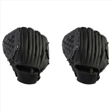 2X Outdoor Sports Baseball Glove Softball Practice Equipment Right Hand for Adult Man Woman Train,Black 10.5 Inch