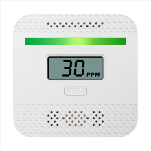 Carbon Monoxide Detectors, Portable CO Alarm Detector Device with LCD Digital Display for Travel Home, Battery Powered