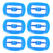 Blue New 6Pc Dental Retractor Soft Silicon Intraoral Lip Cheek Retractor Mouth Opener Cheek Expand Dental Orthodontic
