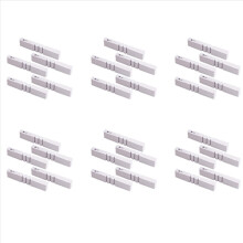 6000Pcs 8 Inch Wrap Around Plant Tags, Outdoor Waterproof Hanging Gardening Labels, 2X21cm White Plastic Plant Tree Tags