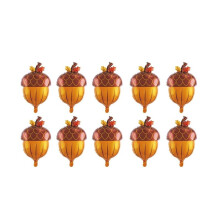 10 globos de aluminio de otoño para baby shower, cumpleaños, decoración de fiesta de Acción de Gracias de otoño.