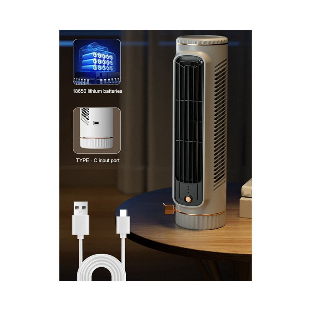 Air Circulation Bladeless Fan Tower Fan Bladeless Fan Bedroom Ultra-Quiet Dormitory Desk Floor Electric Fan Standing Fan