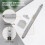 10Pcs/Lot Cabinet Glides Adapter Soft Closing System for Any Side Mount Drawer Sliding Buffer Damper Cupboard 5