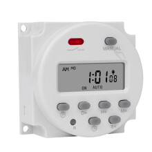 1 Second Interval 220V Digital LCD Timer Switch Weekly Programmable Time Relay Programmer CN101S