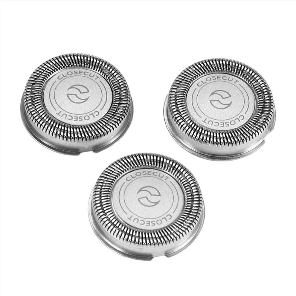 Silver 3 Pcs Replacement Shaver Head Blade Cutters For Hq4 Hq58 Hq56 Hq80