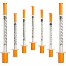 50Pcs/Pack 1ML Syringe with 30G (8Mm Long) Lab Supplies Individually Sealed Package